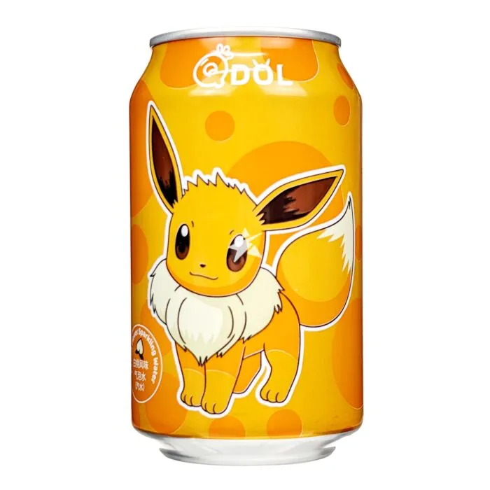 Drink QDOL Pokemon White Peach Sparkling Water 330ml Japan