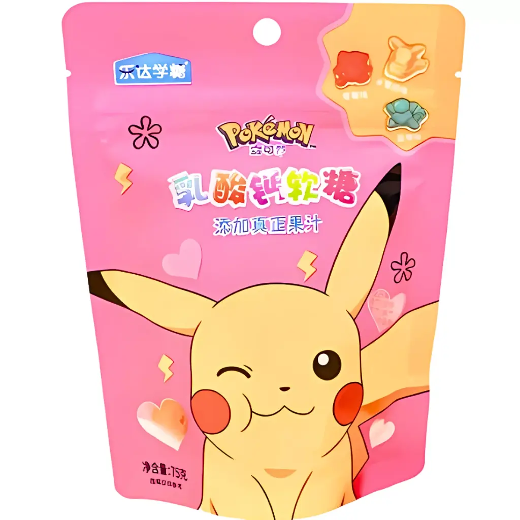 Pokémon Calcium Lactate Fruit Gummy