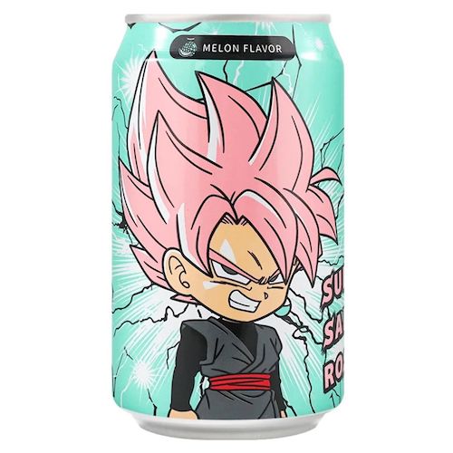 Ocean Bomb Dragon Ball Z, Super Saiyan Rosé, Melon Flavour