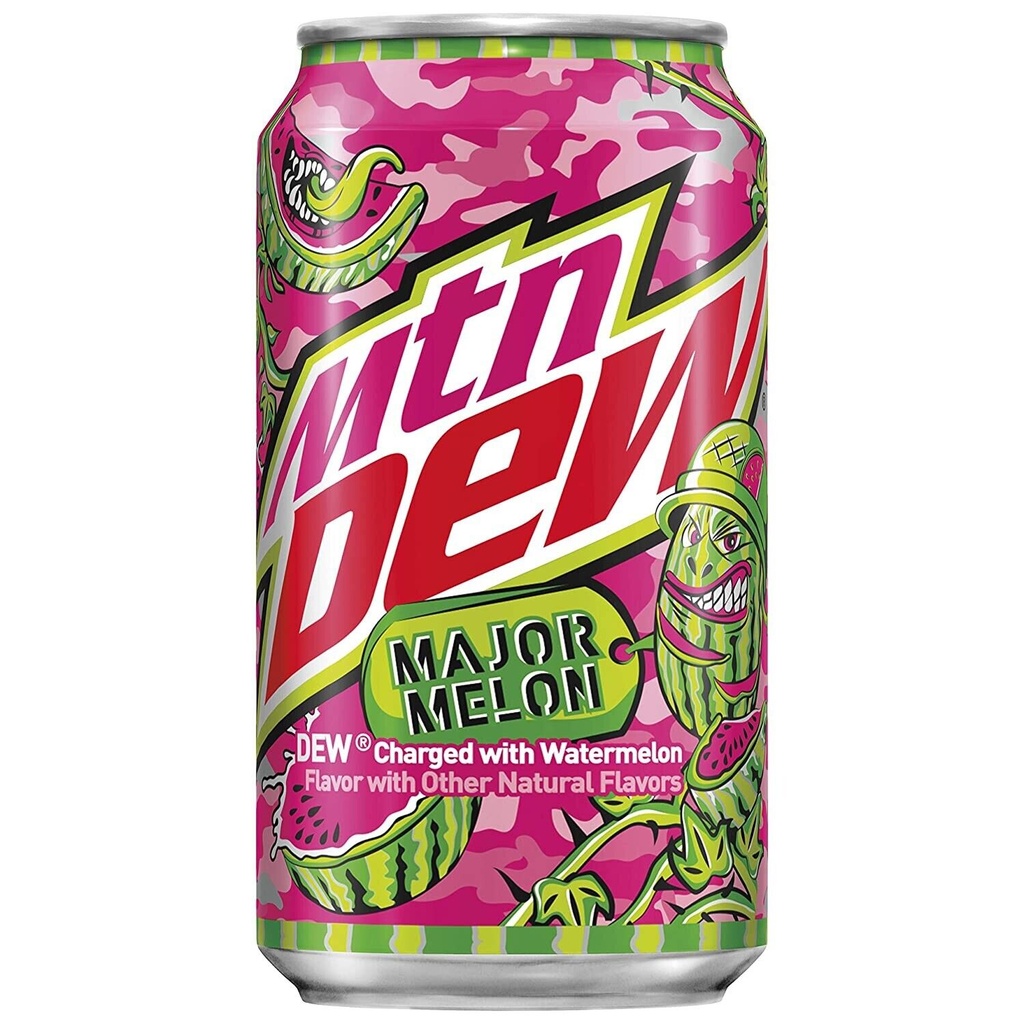Mountain Dew, Mtn Dew, Major Melon, Watermelon