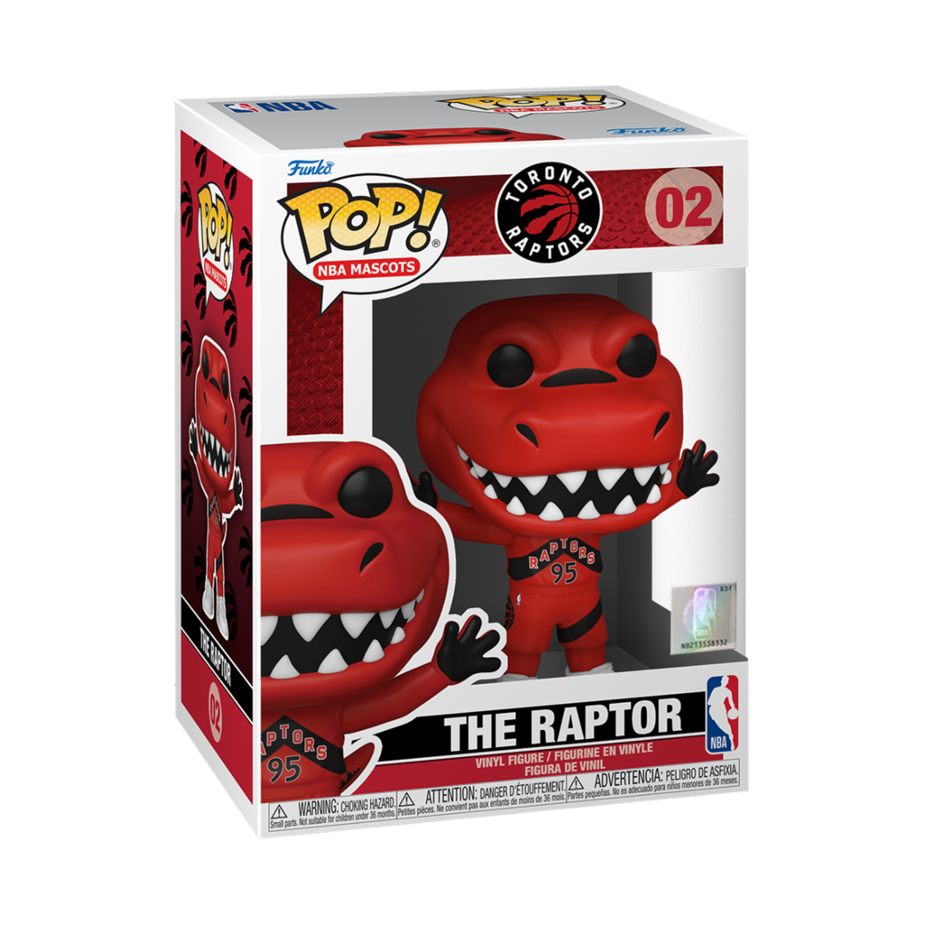 Funko NBA Mascots 02 The Raptor Toronto Raptors Basketball