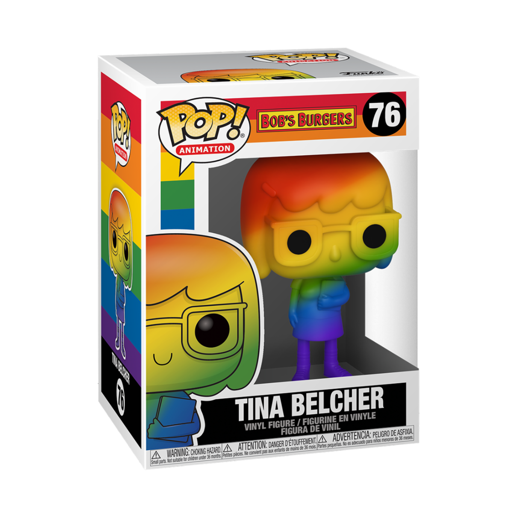 Funko Animation 0076 Tin Belcher Pride Rainbow Version Bob's Burgers
