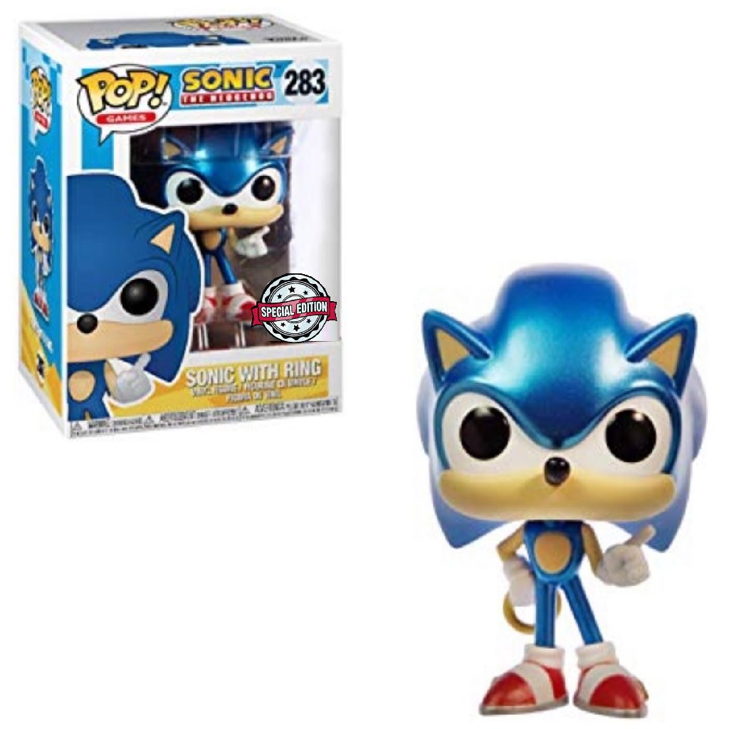 Funko Games 0283 Sonic the Hedgehog with Ring Metallic Special Edition
