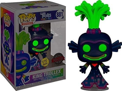 Funko Movies 0881 Kings Trollex Trolls GITD Glow in the Dark Special Edition