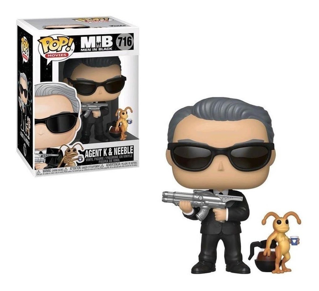 Funko Movies 0716 Agent K & Neeble MIB Men in Black