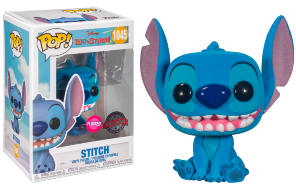 Funko Disney 1045 Stitch Seated Lilo & Stitch Flocked Special Edition