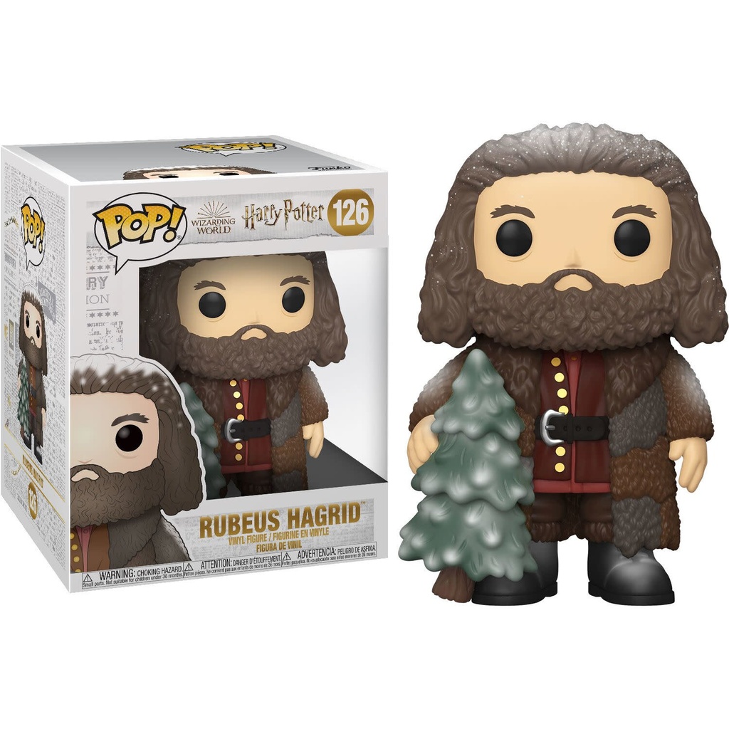 Funko Harry Potter 126 Rubeus Hagrid Holiday 6 Inch HP Wizarding World