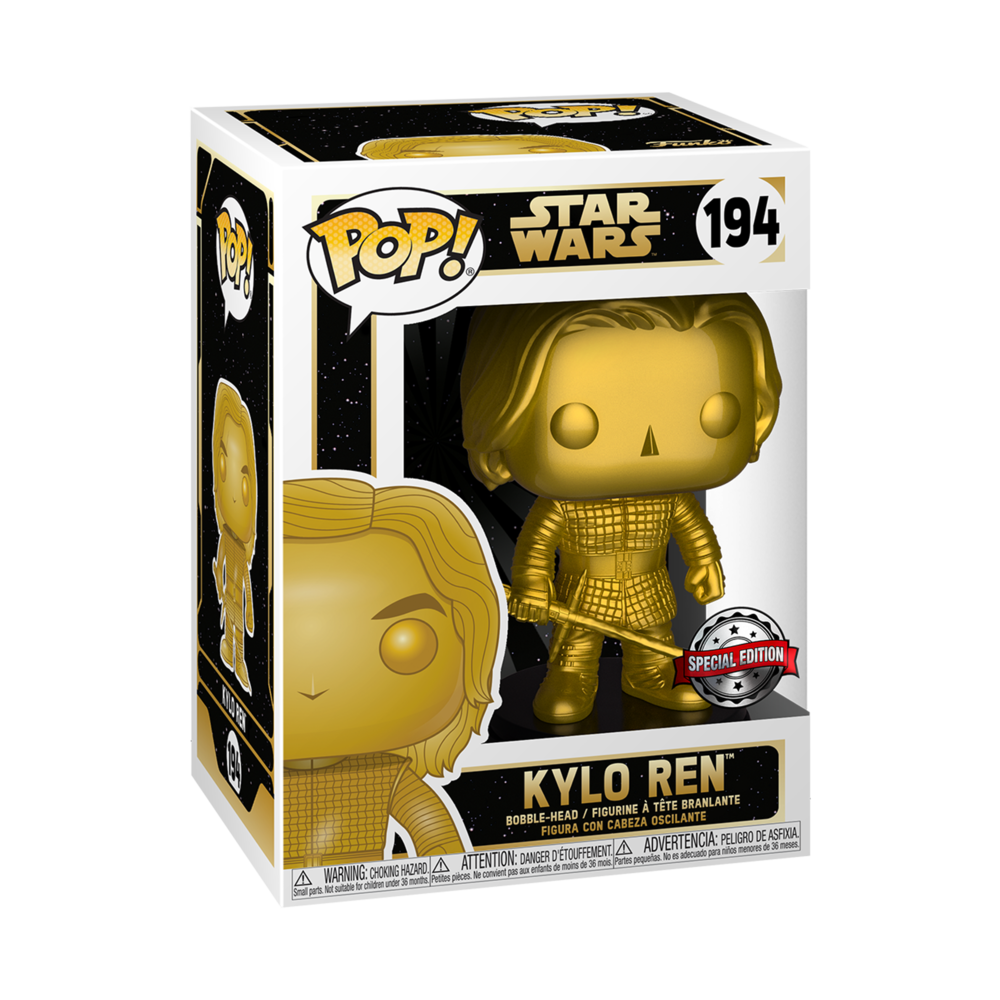 Funko Star Wars 0194 Kylo Ren Gold Special Edition