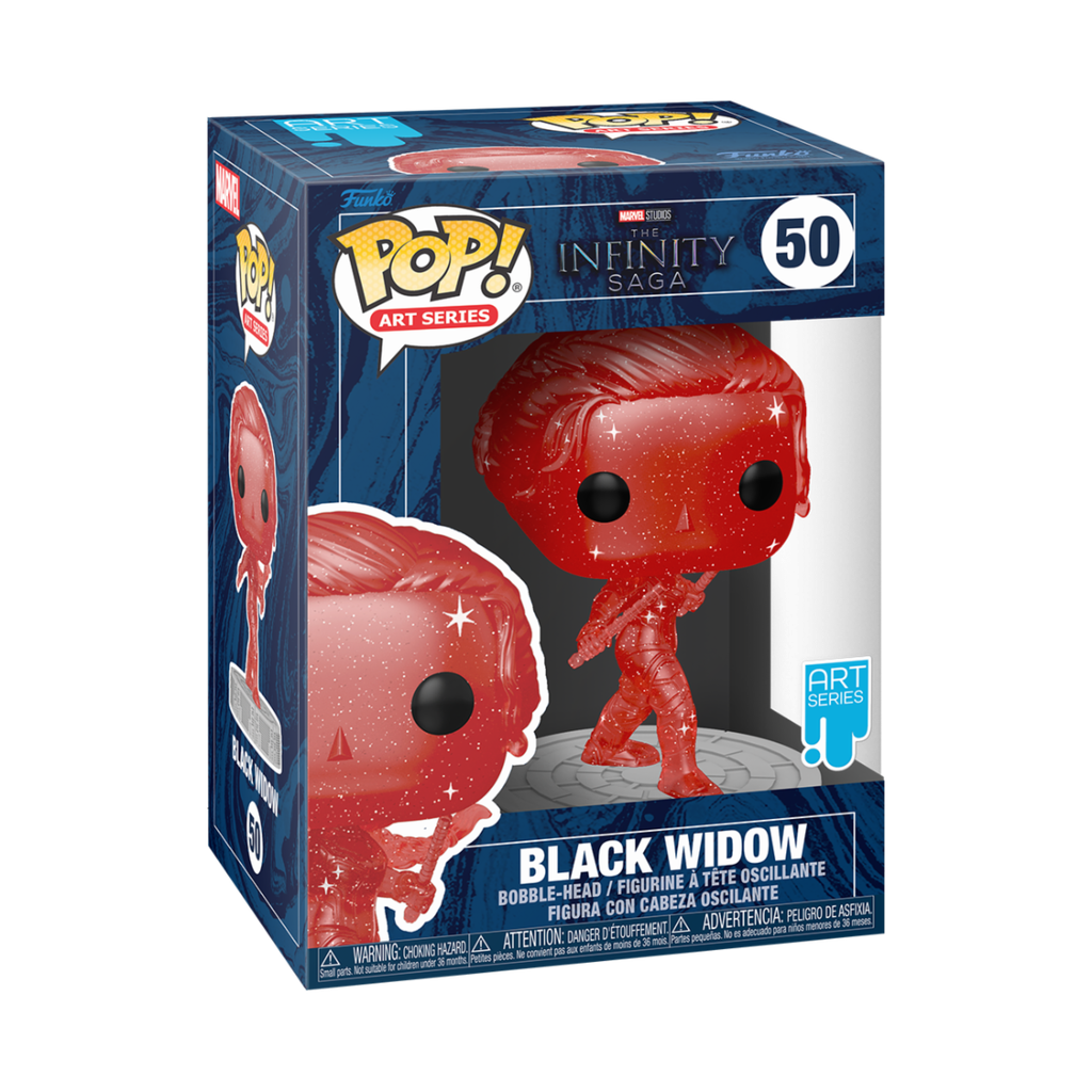 Funko Art Series 50 Marvel Black Widow Red Infinity