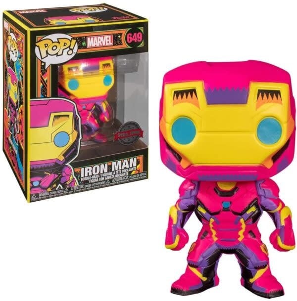 Funko Marvel 0649 Iron Man BlackLight Special Edition