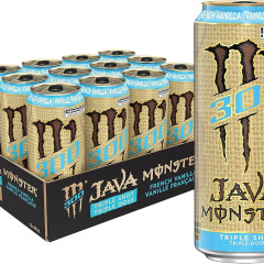 Monster Energy Java 300 French Vanilla, Tripple Shot, pack 12pieces