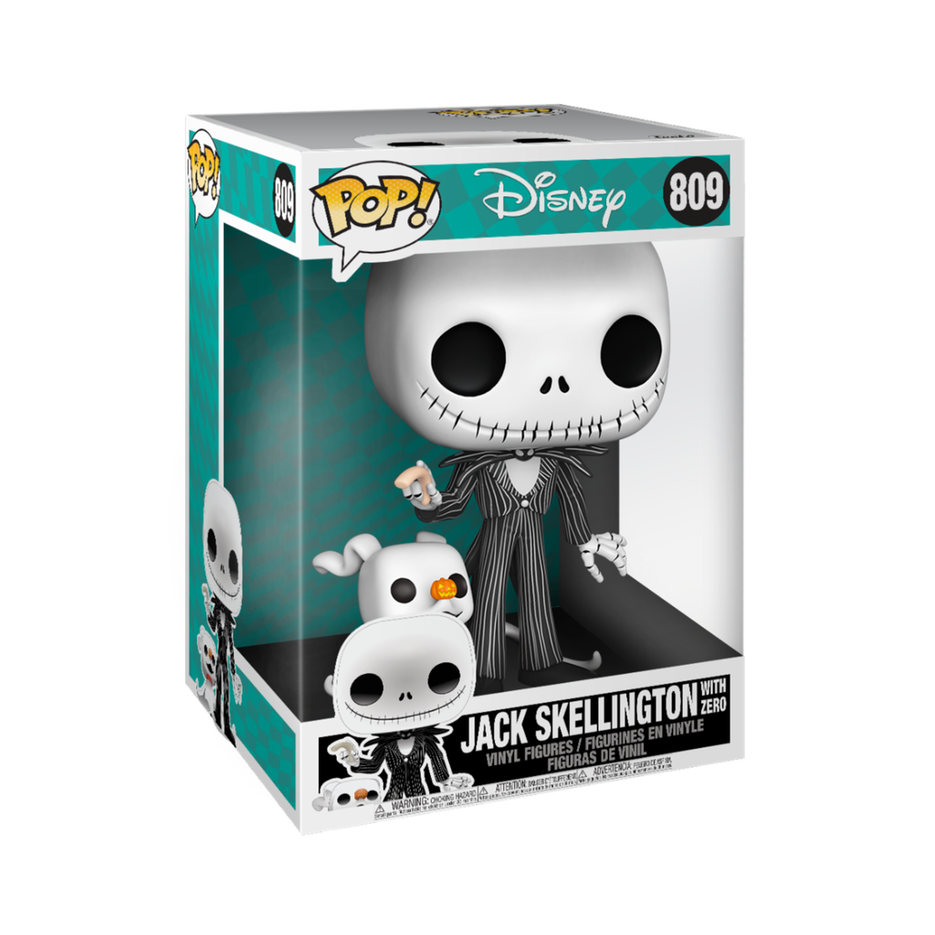 Funko Disney 0809 Jack Skellington with Zero 10inch The Nightmare Before Christmas