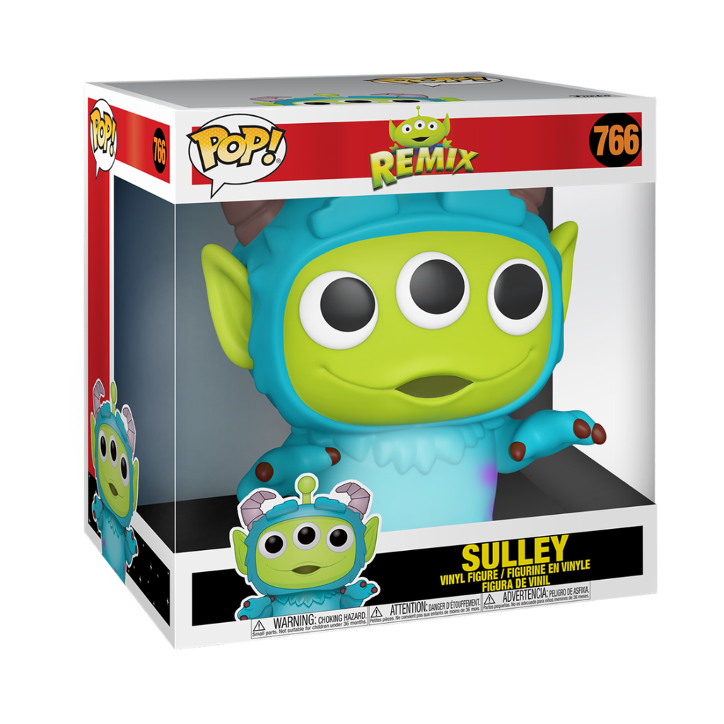 Funko Disney 0766 Alien as Sulley 10inch Pixar Remix
