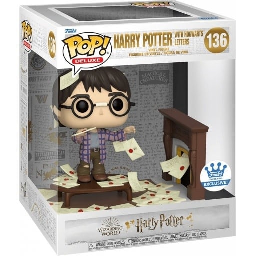 Funko Harry Potter 136 Harry Potter with Hogwarts Letters Funko Exclusive Deluxe