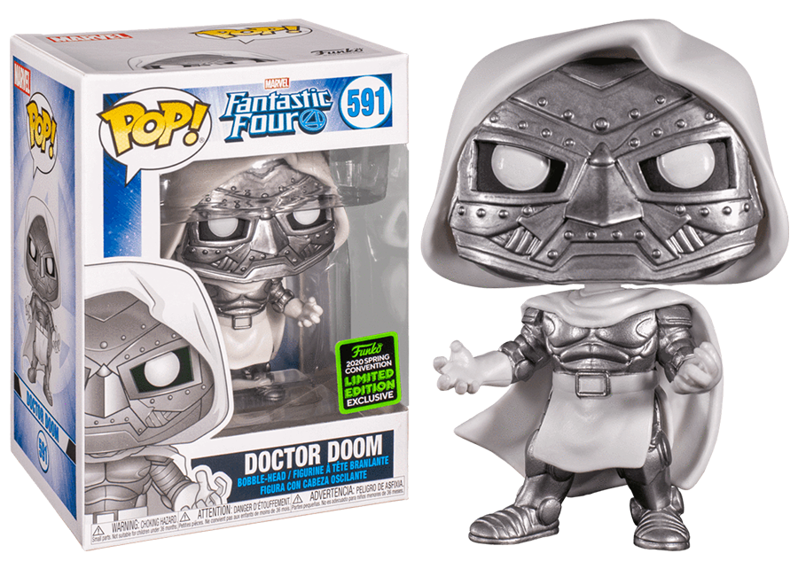 Funko Marvel 0591 Doctor Doom Fantastic Four 4 2020 Spring Convention Limited Edition