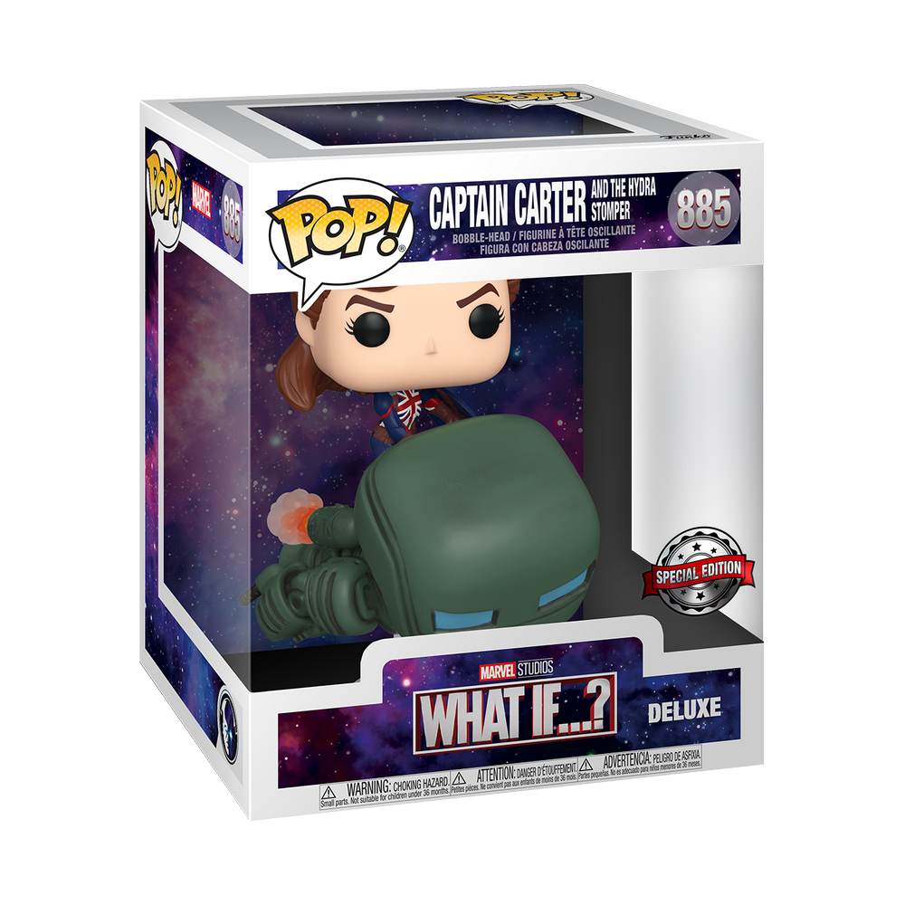 Funko Marvel 0885 Captain Carter and the Hydra Stomper What if...? Amazon Exclusive