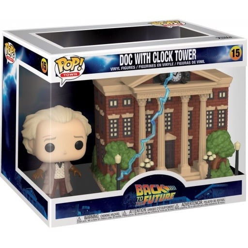 Funko Movies 0015 Doc with Clock Tower Moment Back to the Future