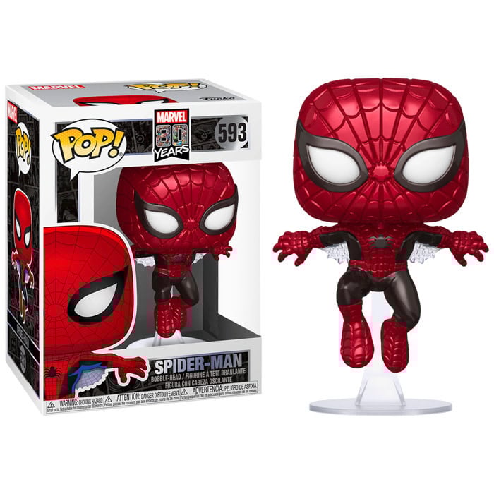 Funko Marvel 0593 Spider-Man Metalic Marvel 80 Years