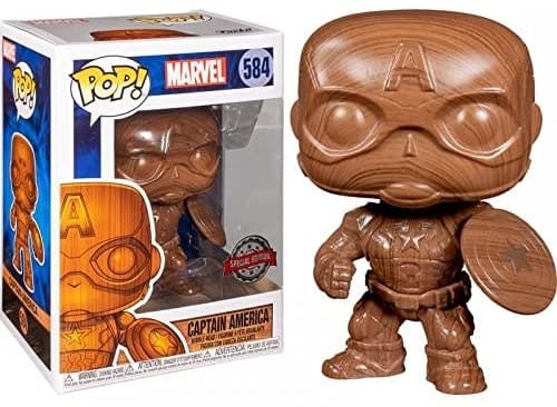 Funko Marvel 0584 Captain America Wooden Special Edition