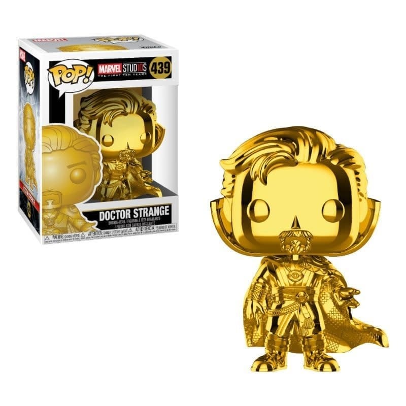 Funko Marvel 0439 Doctor Strange Gold Chrome Marvel Studios The First Ten Years