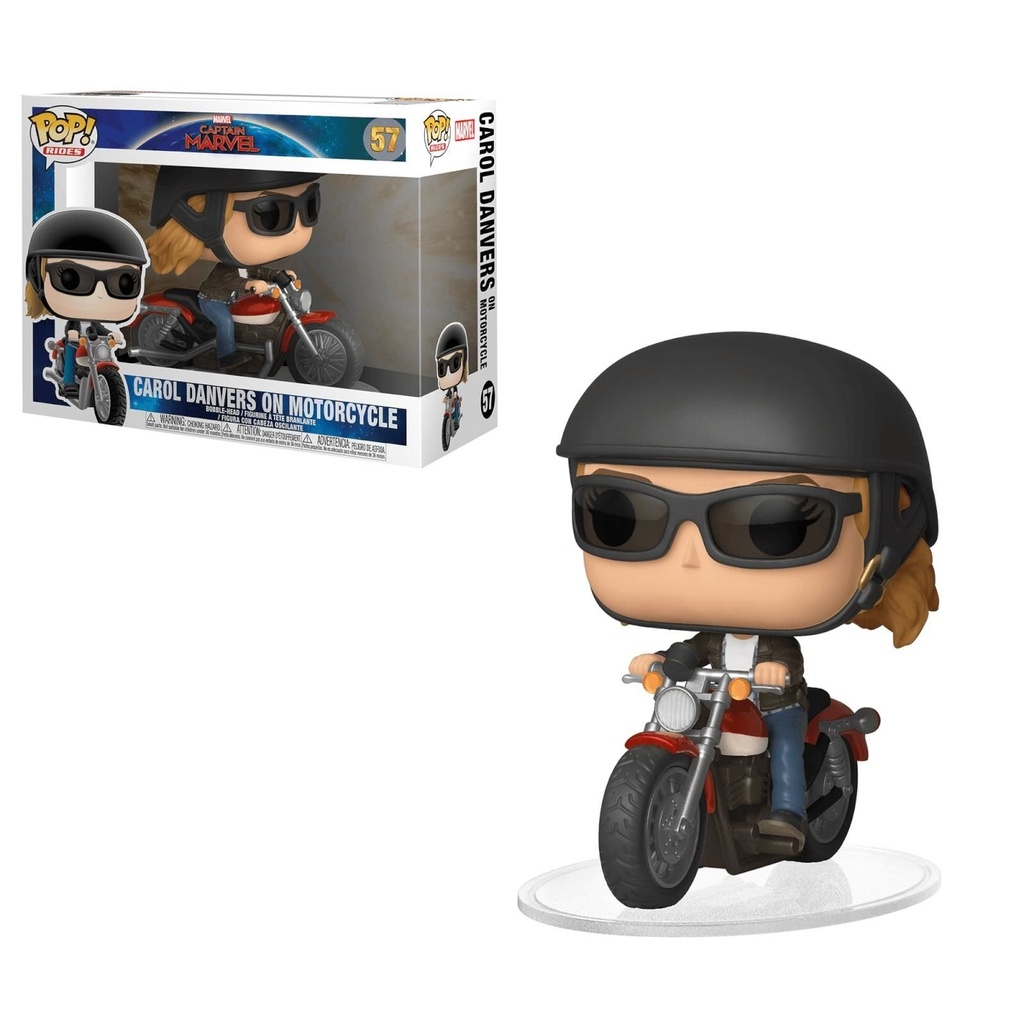 Funko Marvel 0057 Carol Danvers on Motorcycle Rides Captain Marvel