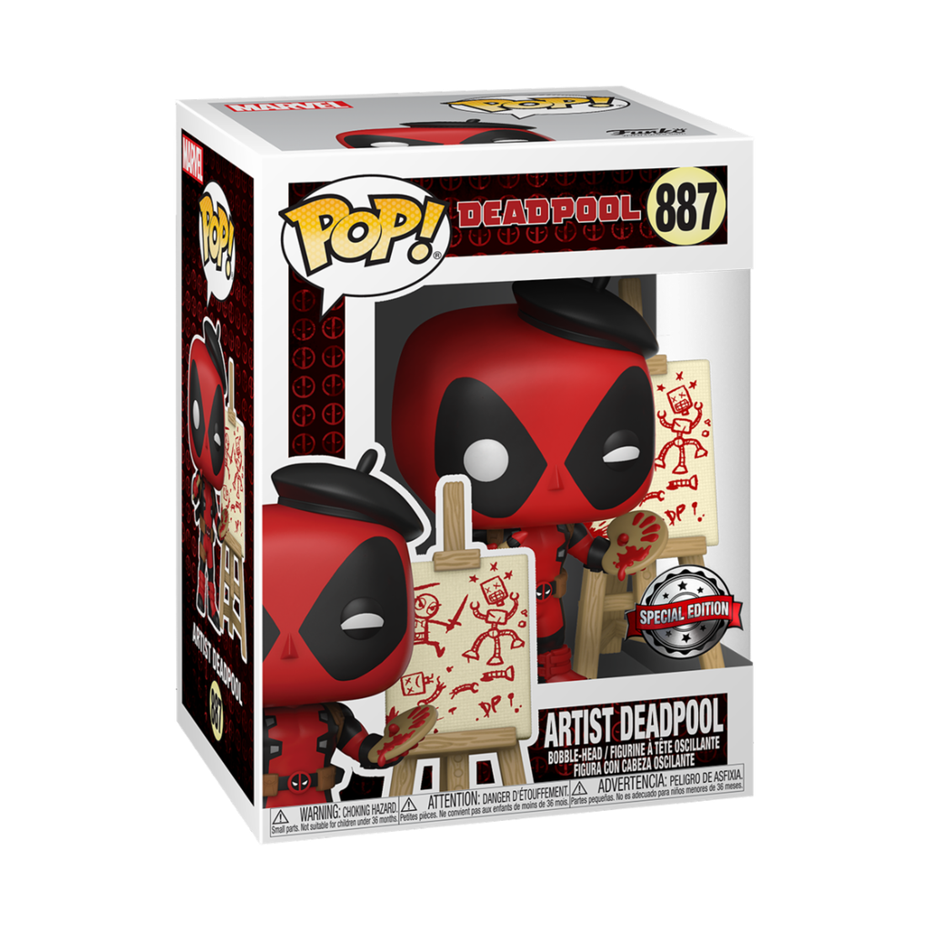 Funko Marvel 0887 Artist Deadpool Special Edition