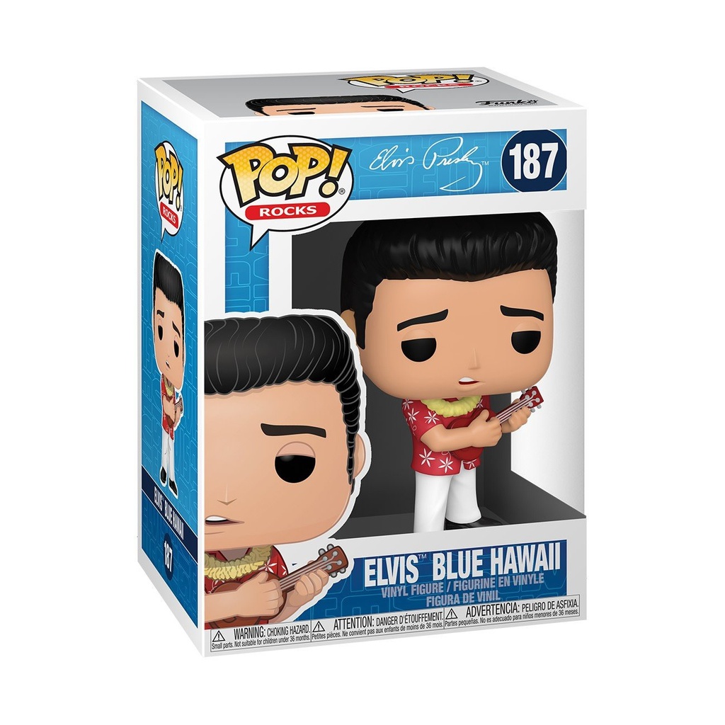 Funko Rocks 187 Elvis Presley Blue Hawaii Music