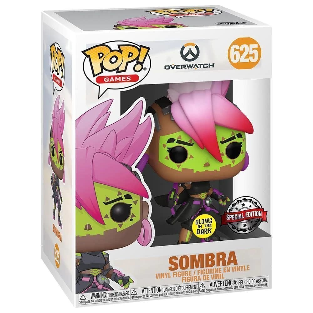 Funko Games 0625 Sombra Overwatch GITD Glow in the Dark Special Edition