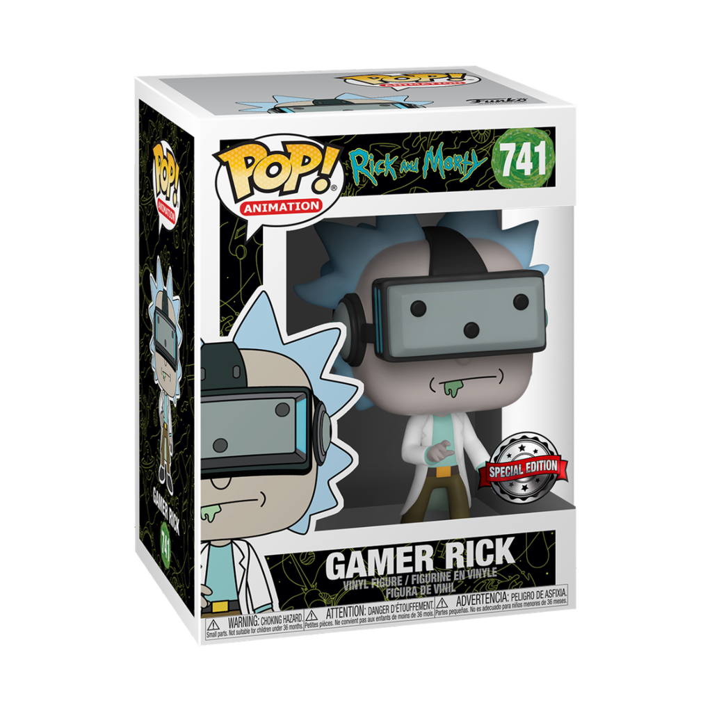 Funko Animation 0741 Gamer Rick Rick & Morty R&M Special Edition