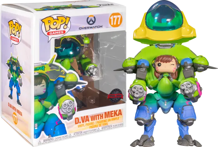Funko Games 0177 D.Va with Meka Overwatch