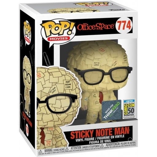Funko Movies 0774 Sticky Note Man Office Space Fall Convention Limited Edition