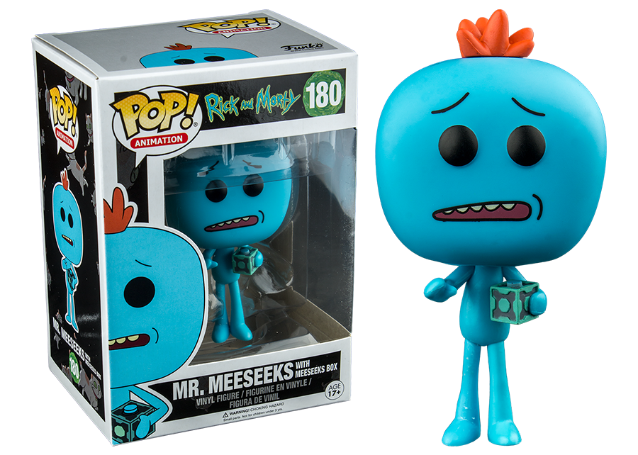 Funko Animation 0180 Mr. Meeseeks with Meeseeks Box Rick & Morty