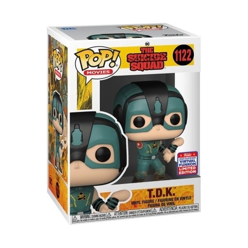 Funko Movies 1122 T.D.K. The Suicide Squad 2021 Summer Convention Exclusive