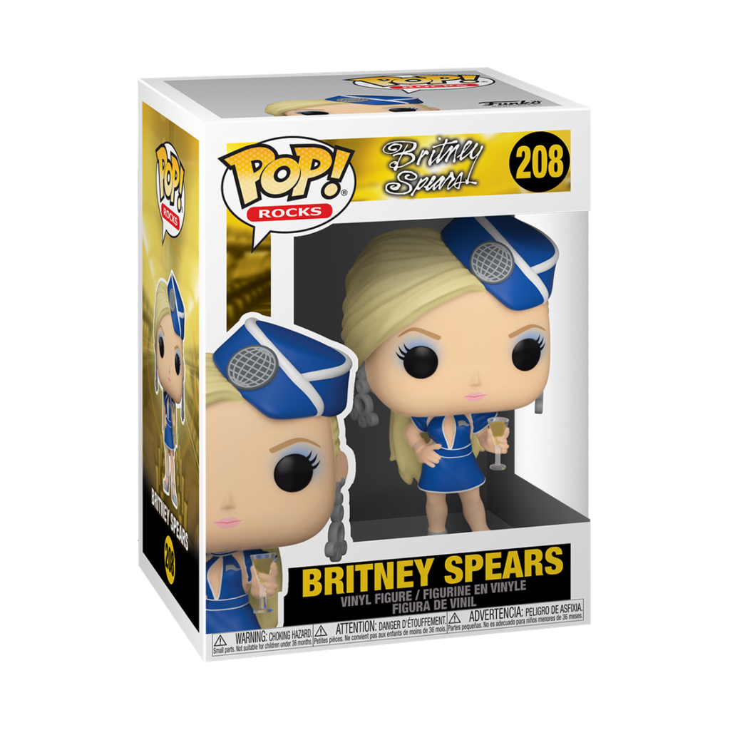 Funko Rocks 208 Britney Spears Stewardess Music