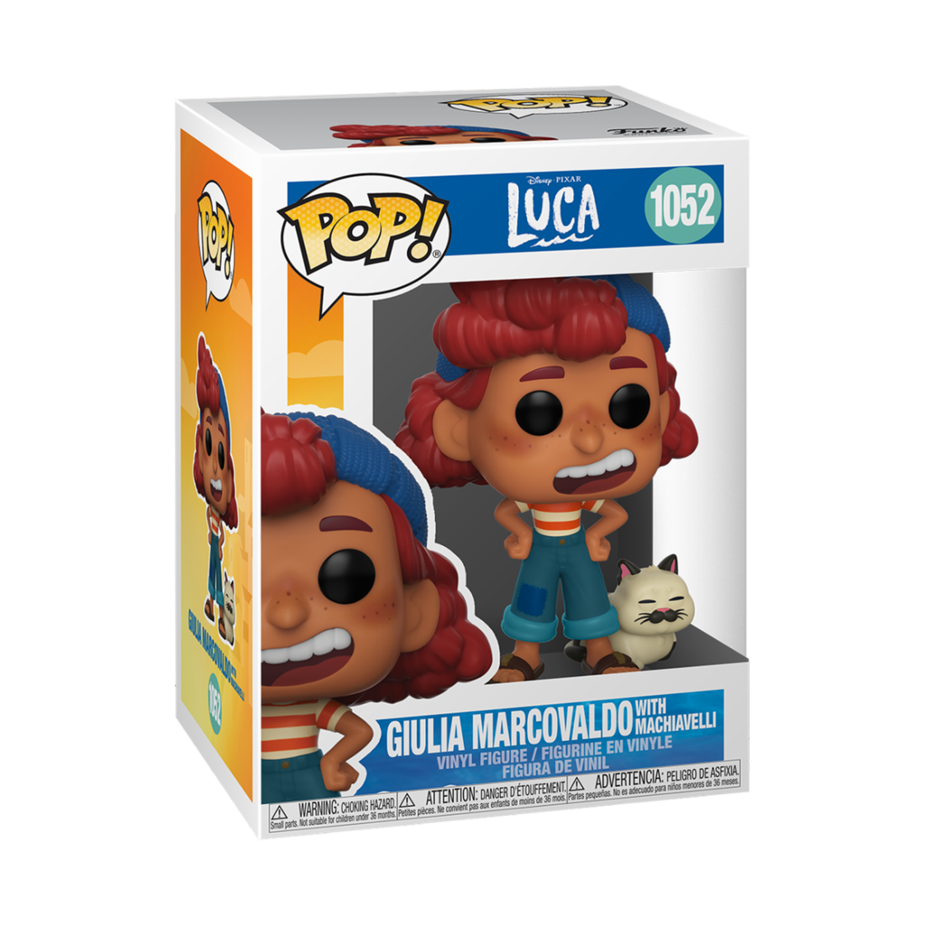 Funko Disney 1052 Giulia Marcovaldo with Machiavelli Land Luca