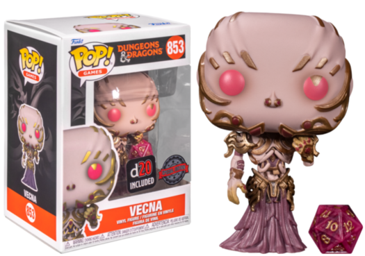 Funko Games 0853 Vecna Dungeons and Dragons Special Edition (D20 dice included)