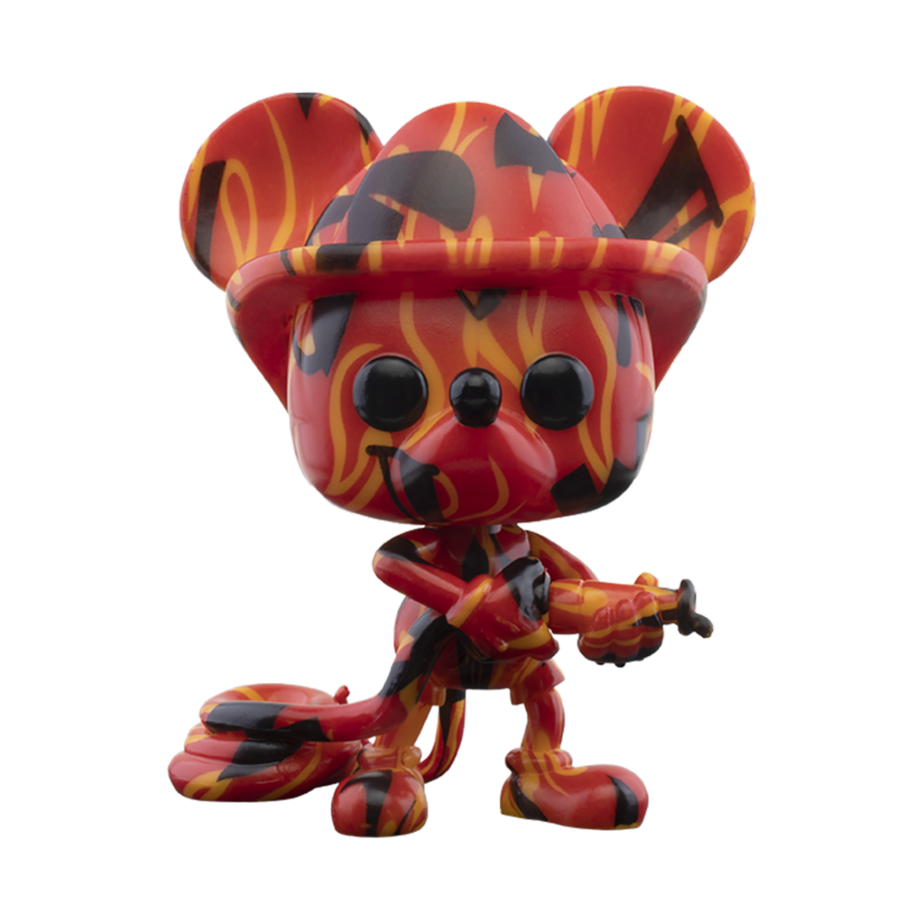 Funko Art Series 19 Firefighter Mickey Disney Special Edition + Hard Stack Protector