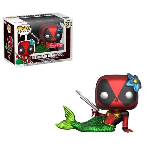 Funko Marvel 0321 Mermaid Deadpool Metallic Special Edition