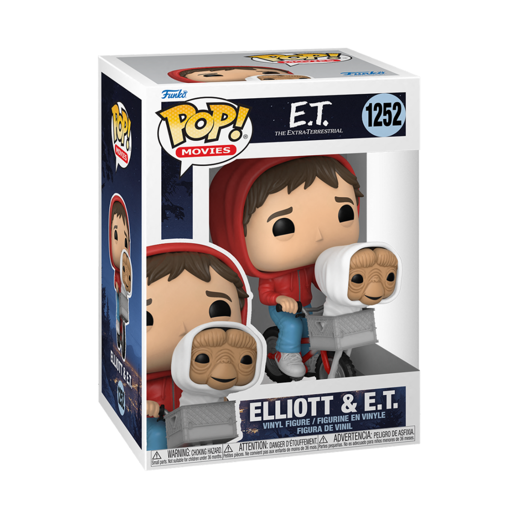 Funko Movies 1252 Elliot with ET in Bike Basket ET 40th