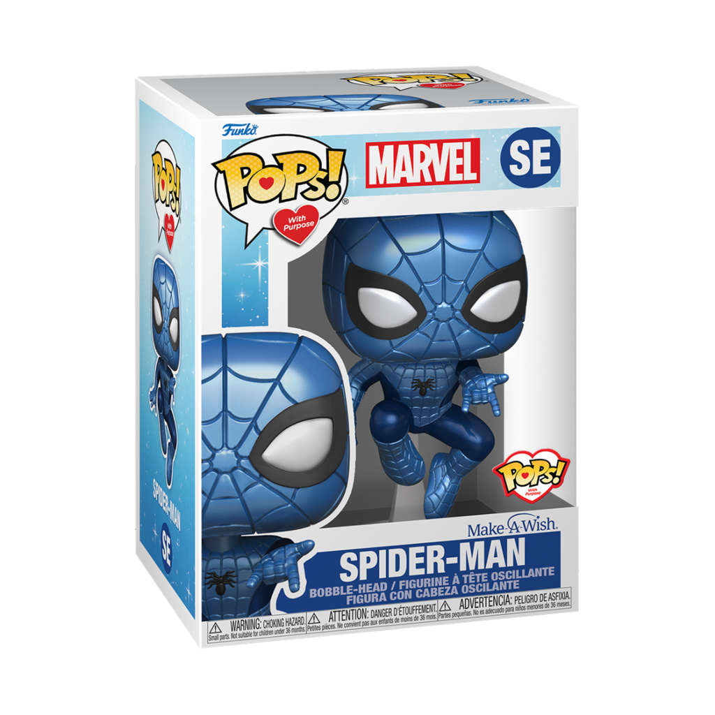 Funko Marvel SE Spider-Man Metallic Make a Wish 2022