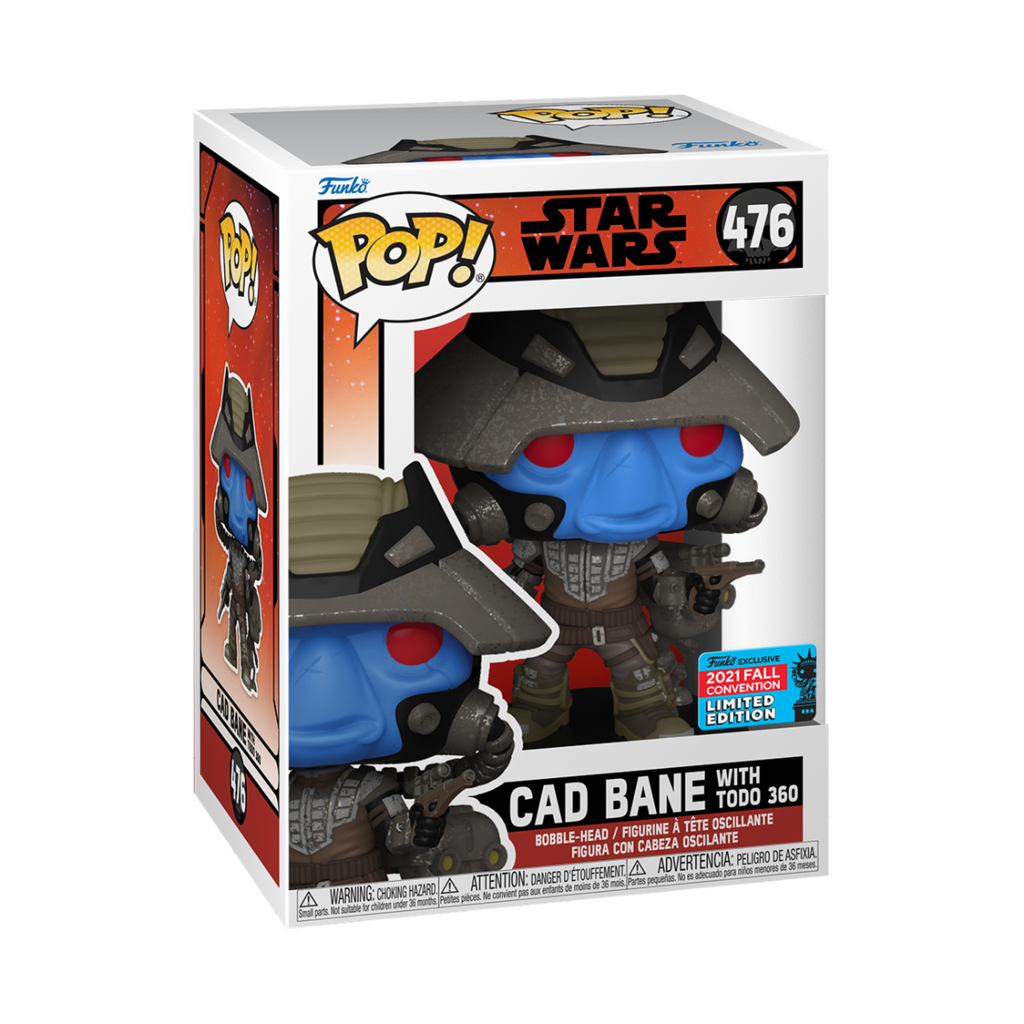Funko Star Wars 0476 Cad Bane with Todo 360 2021 Fall Convention Limited Edition