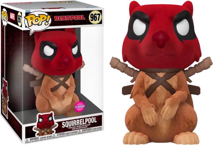 Funko Marvel 0967 Squirrelpool Deadpool Flocked Special Edition