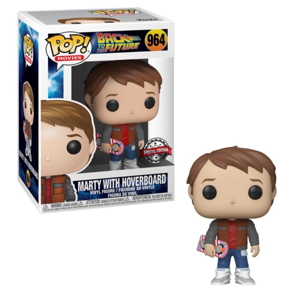 Funko Movies 0964 Marty with Hoverboard BTTF Back to the Future Special Edition