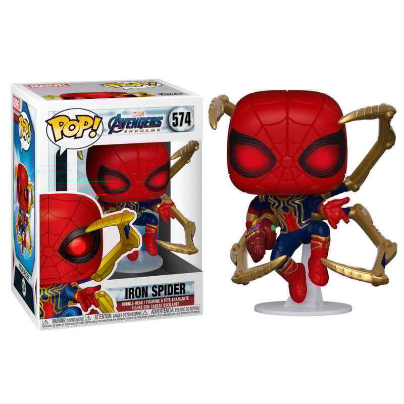 Funko Marvel 0574 Avengers Iron Spider Chrome Exclusive