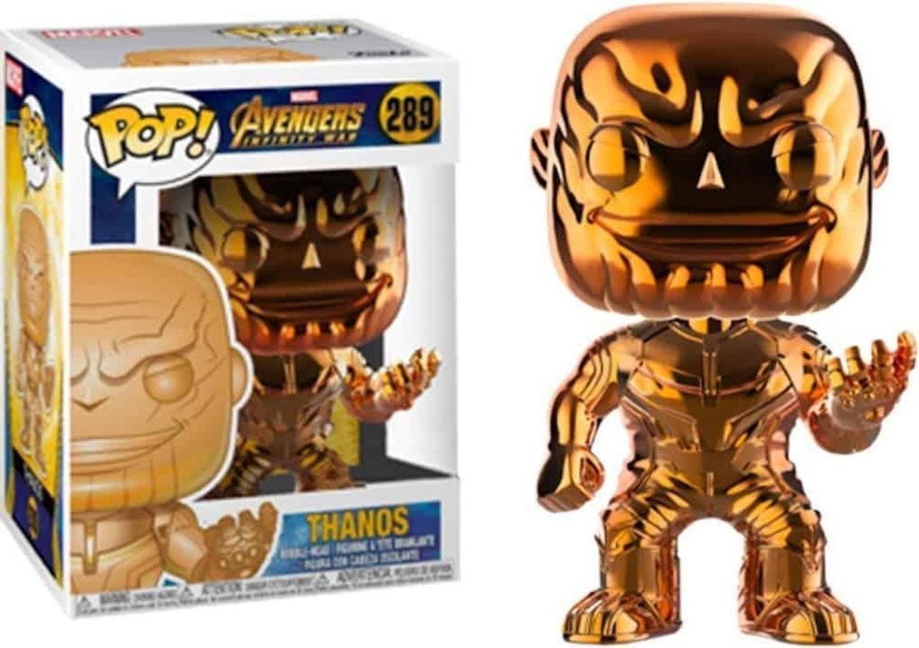 Funko Marvel 0289 Thanos Avengers Orange Metallic