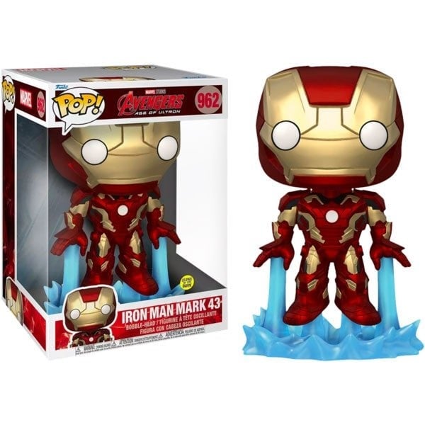 Funko Marvel 0962 Iron Man Mark 43 GITD Special Edition Glow in the Dark 10inch