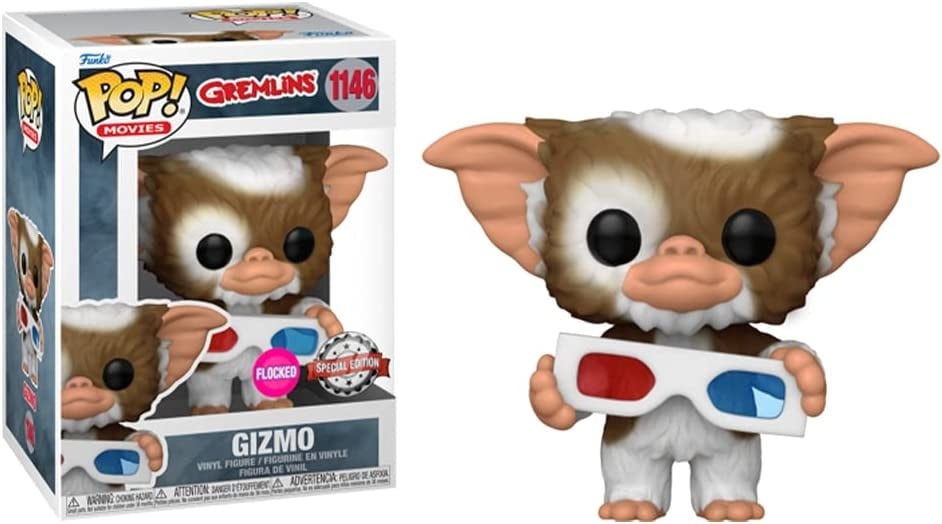 Funko Movies 1146 Gizmo with Glaces Gremlins Flocked Special Edition