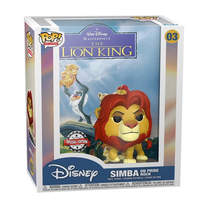 Funko VHS Covers 03 Disney Simba on Pride Rock Amazon Exclusive Special Edition