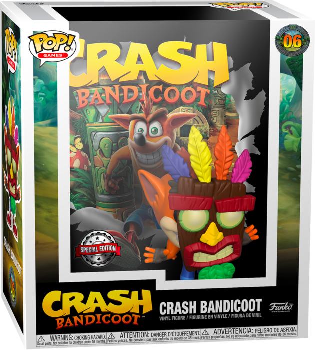 Funko VHS Covers 06 Games Crash Bandicoot with Mask Special Edition