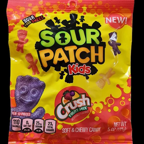 Candy Sour Patch Kids Crush Fruit Mix 141gr